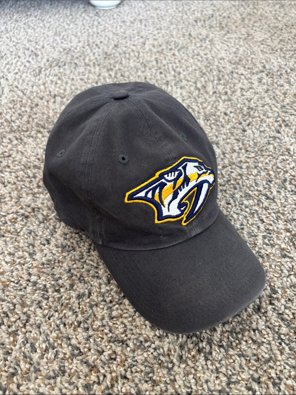 Nashville Predators Charcoal Baseball Cap